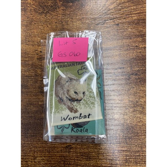 Girl Guides Australia Camping Australian Fauna Coat of Arms Ribbon Patch LOT 5 - Picture 6 of 6